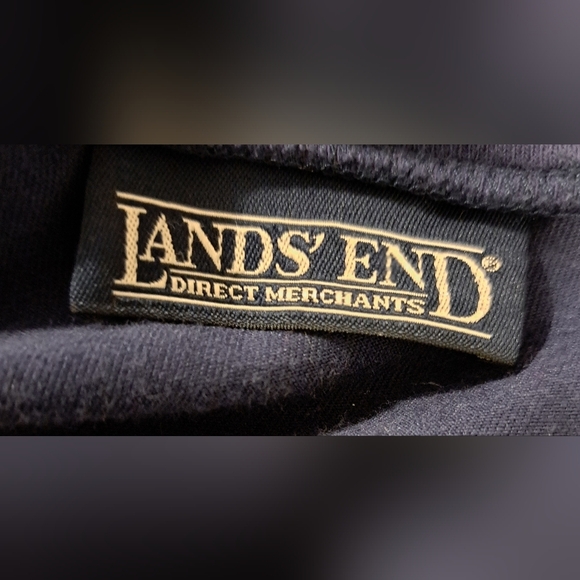 Vintage Land's End Blue Cotton Casual Comfy Plus Tank Top Tee Shirt SZ XL - Picture 4 of 5